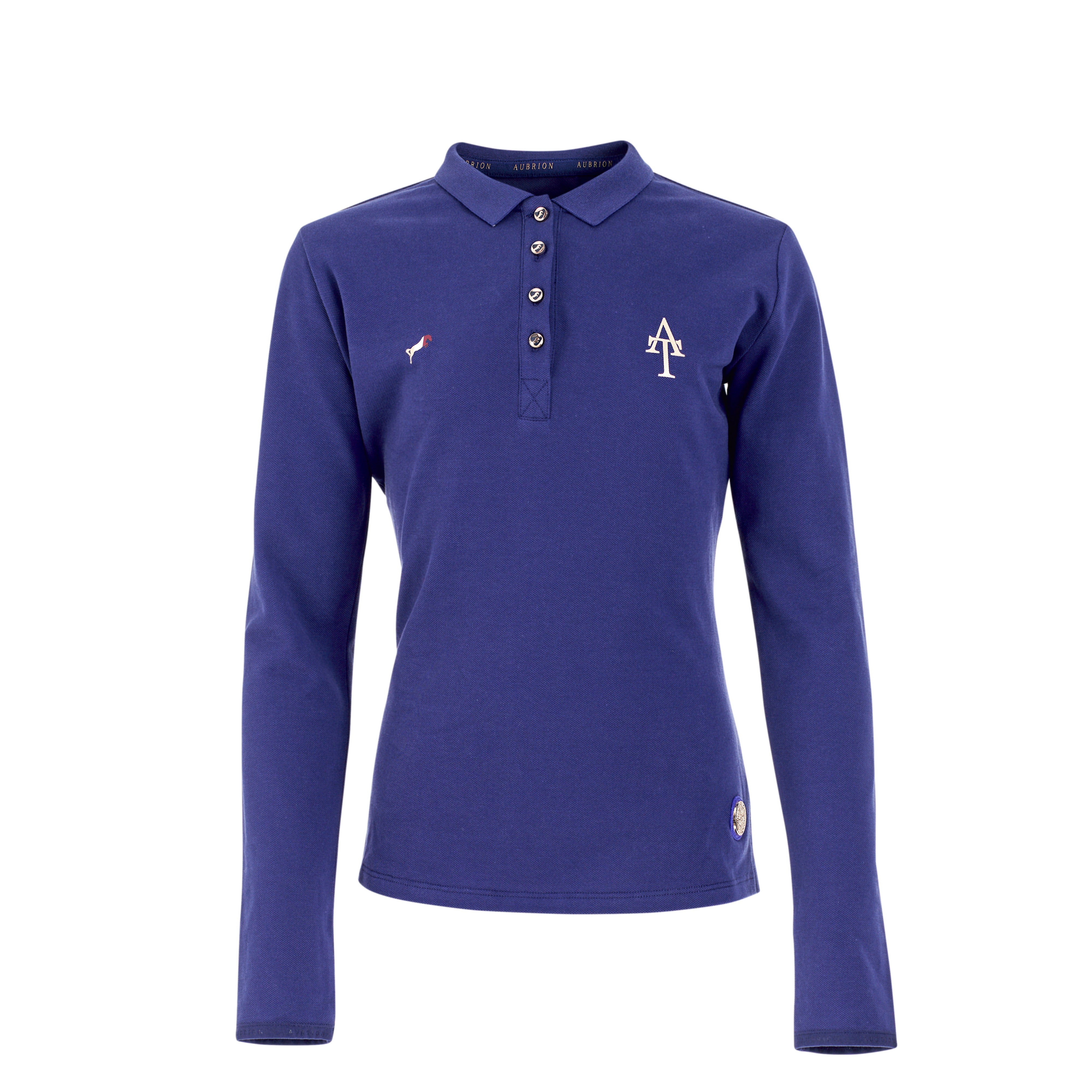 Aubrion Team Long Sleeve Polo - Young Rider