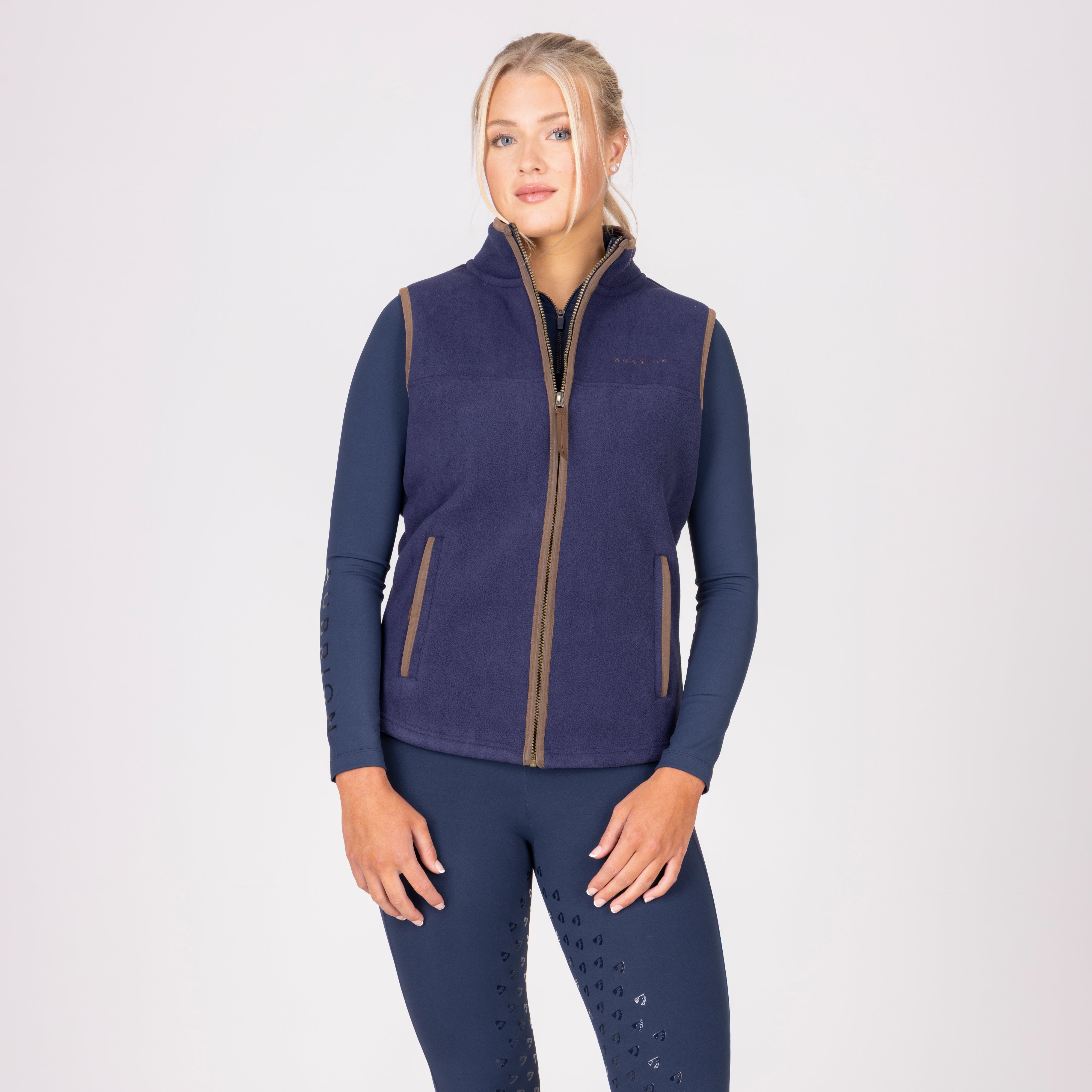 Shires Aubrion Vale Gilet léger pour femme Bleu turquoise Shires Aubrion Vale Gilet léger pour femme Bleu turquoise