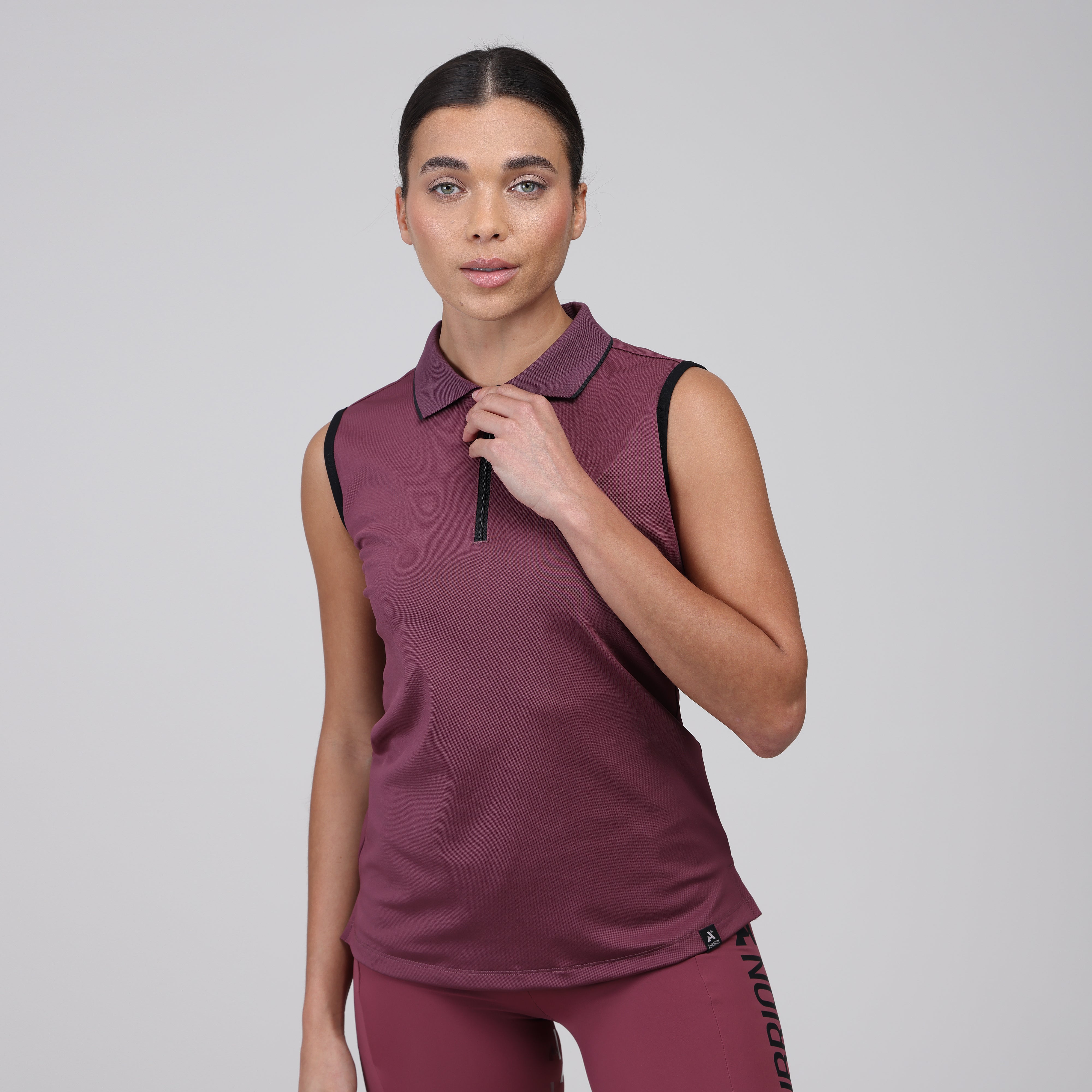 Aubrion React Sleeveless Tech Polo