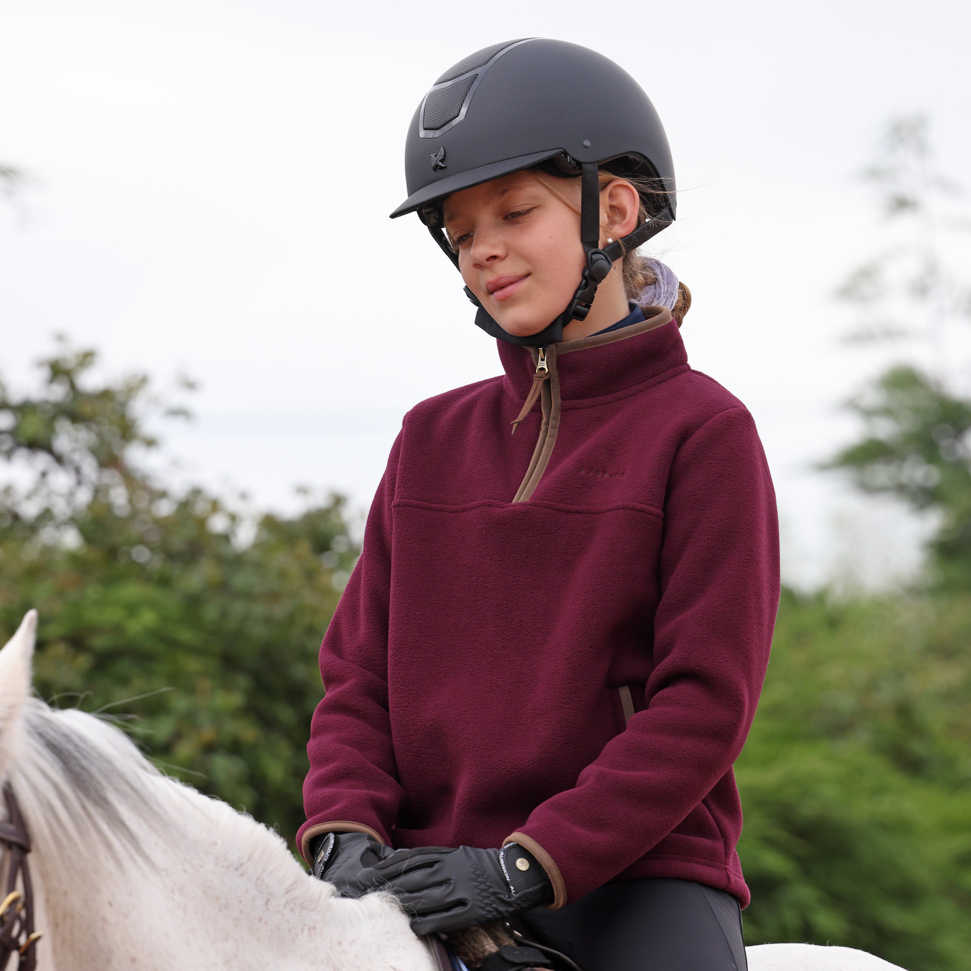Aubrion Core Half Zip Fleece - Young Rider