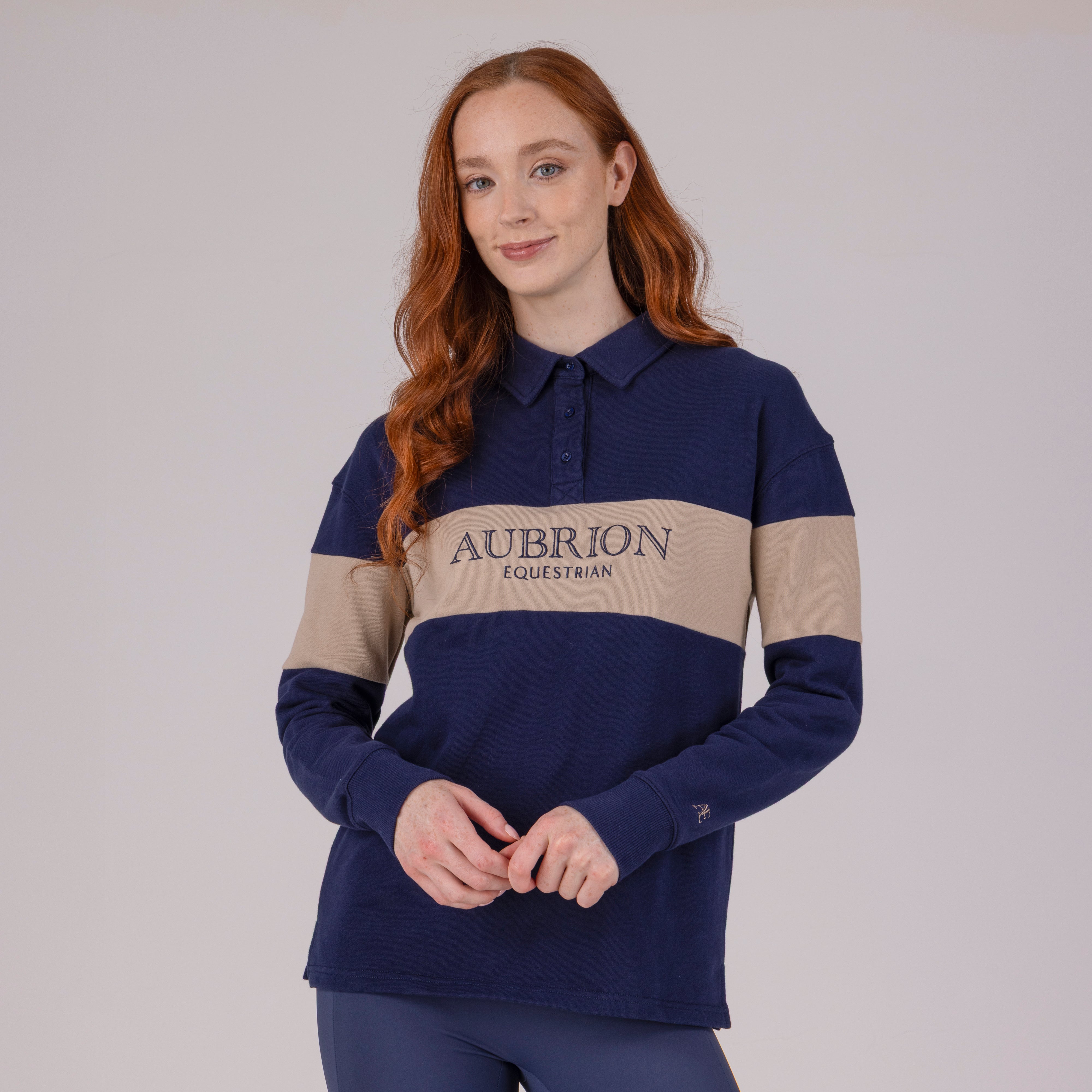 Aubrion Equestrian Button Sweatshirt