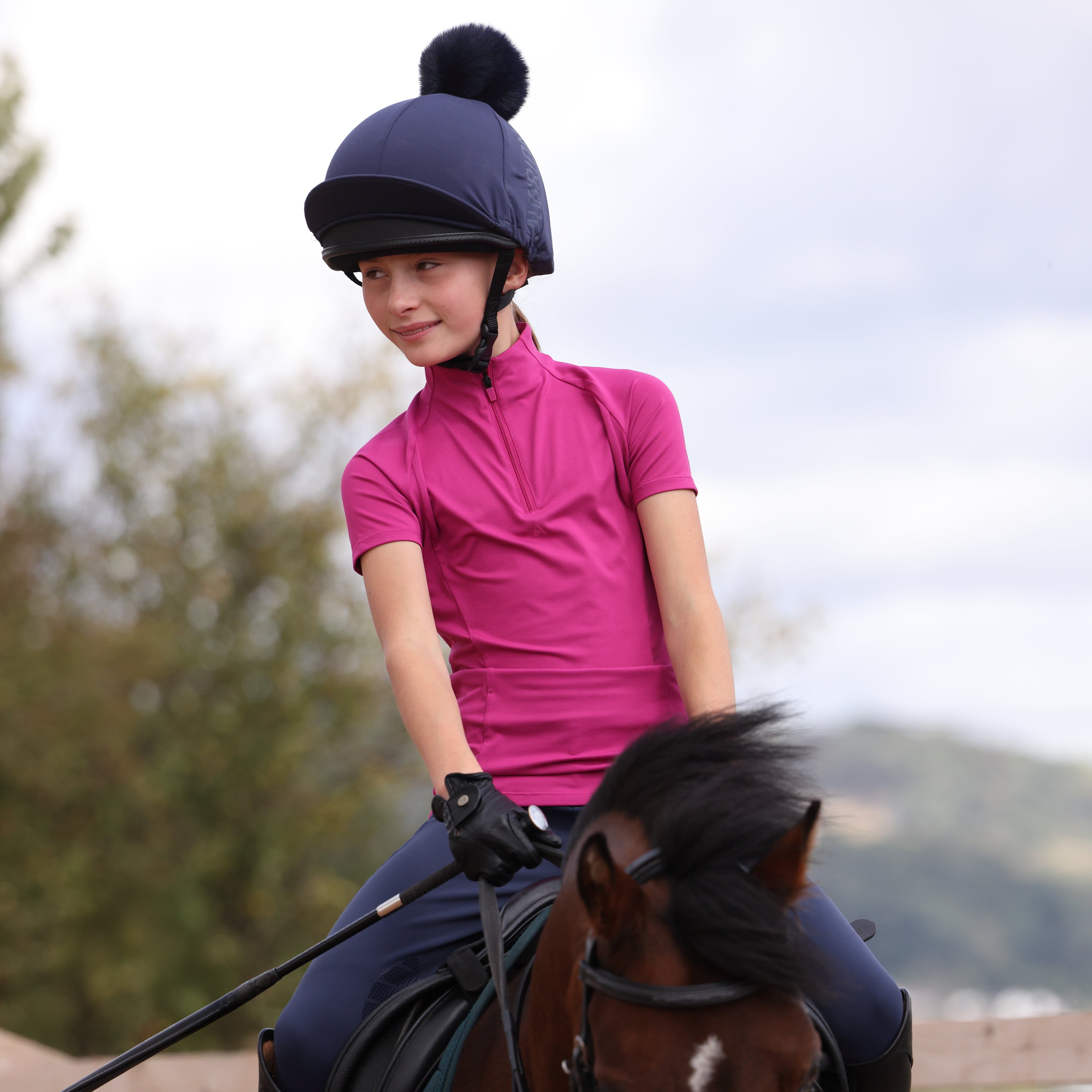 Aubrion React Short Sleeve Base Layer - Young Rider