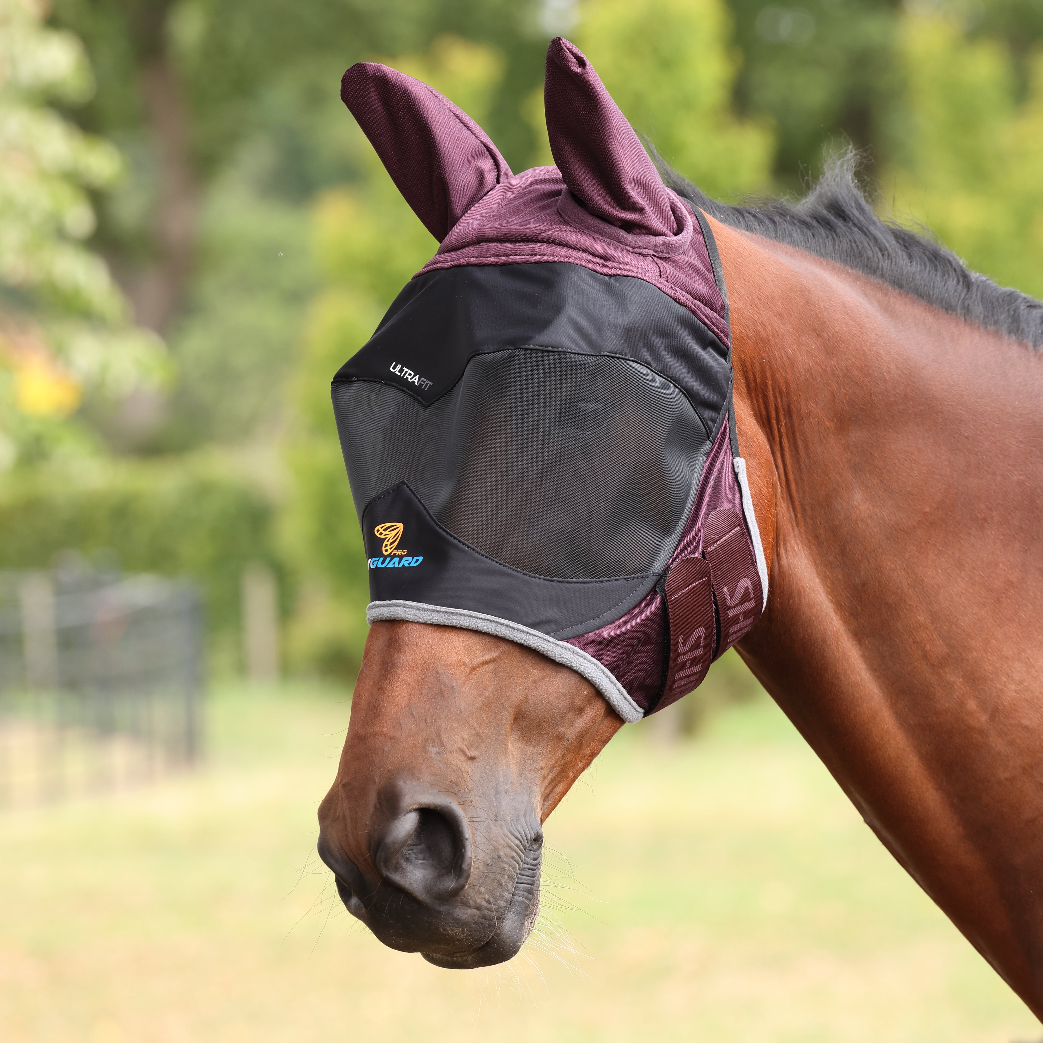 FlyGuard Pro Deluxe Fly Mask with Ears