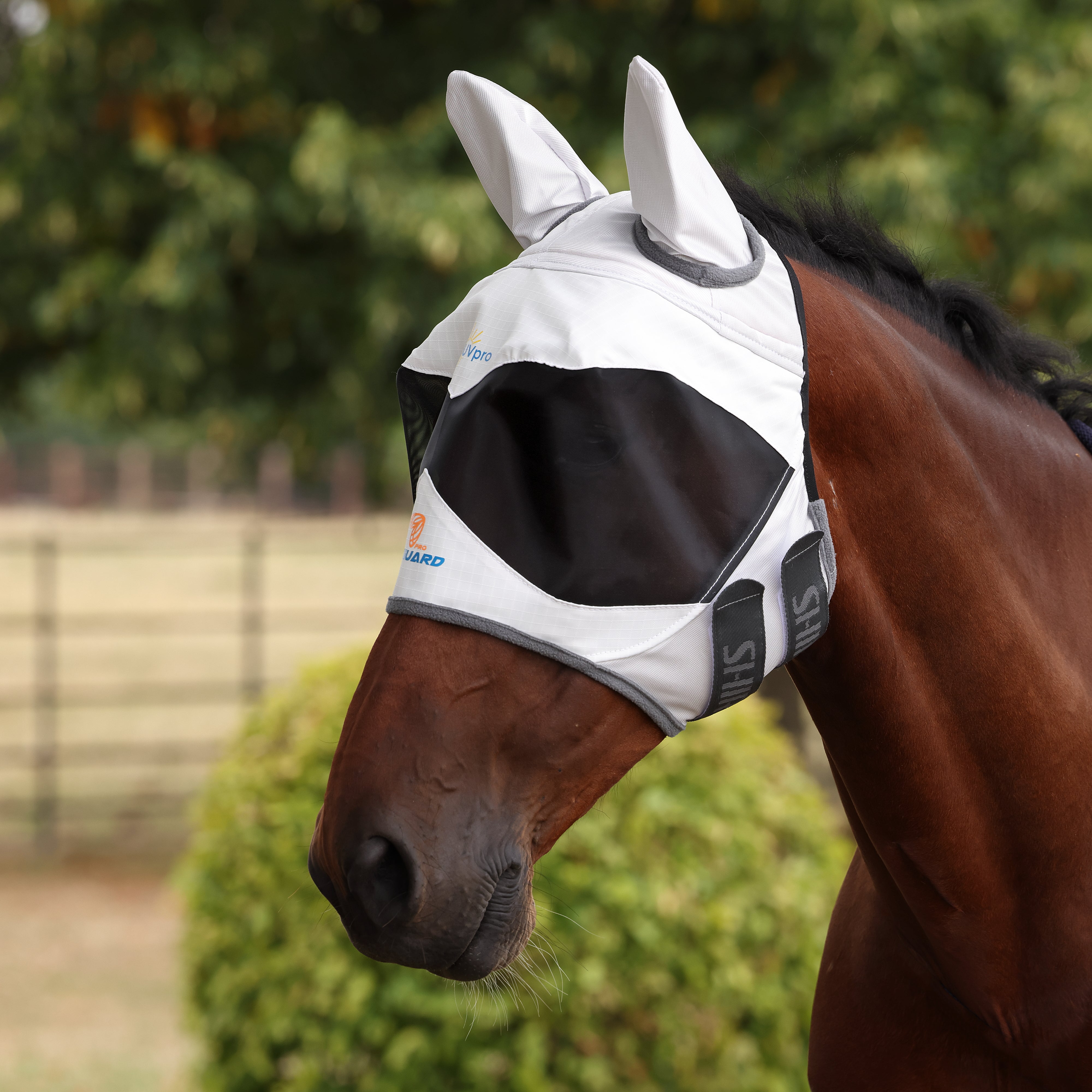 FlyGuard Pro Sun Shade Fly Mask with Ears
