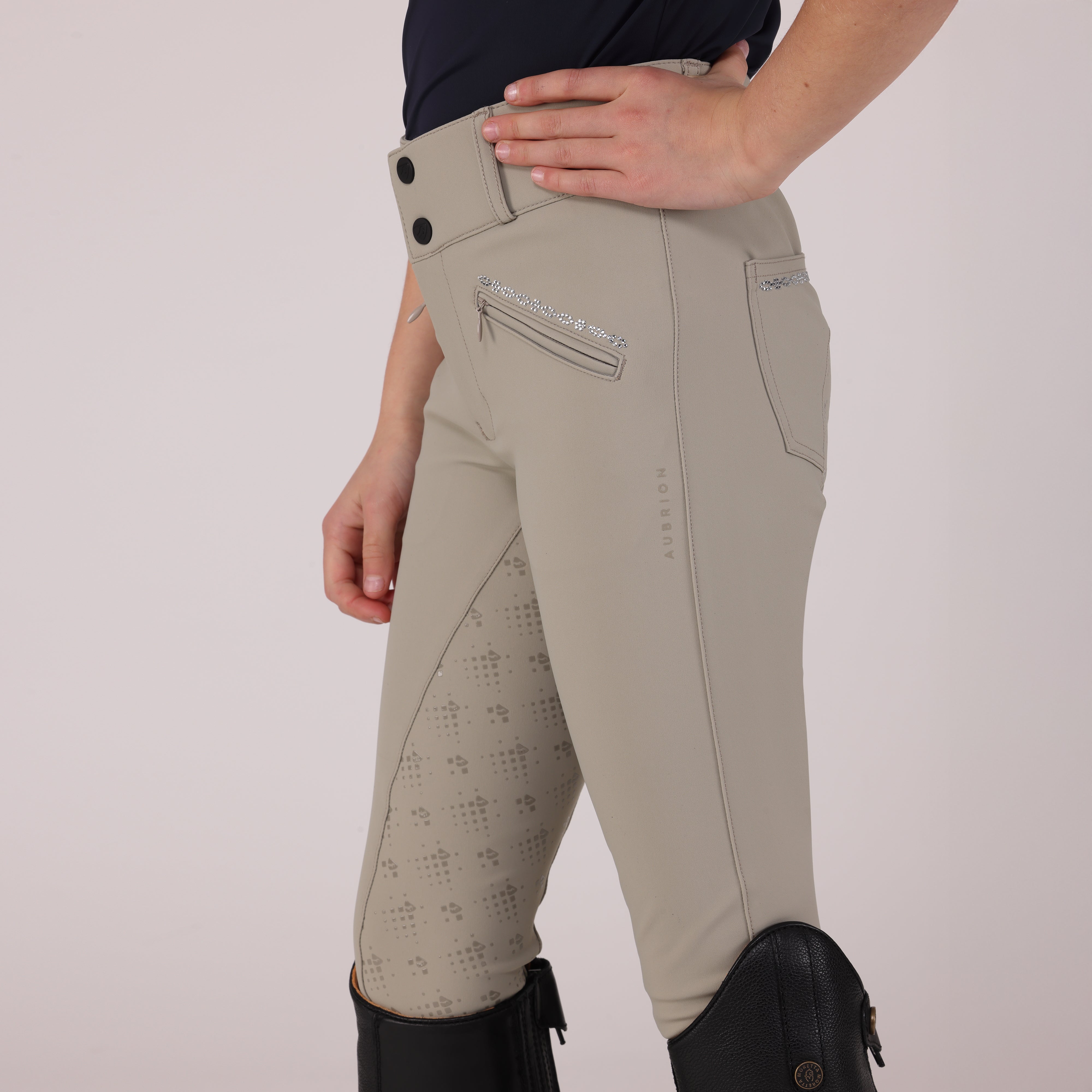 Shires Aubrion Young Rider Non-Stop Jacket - Ink Shires Aubrion Young Rider Non-Stop Jacket - Ink