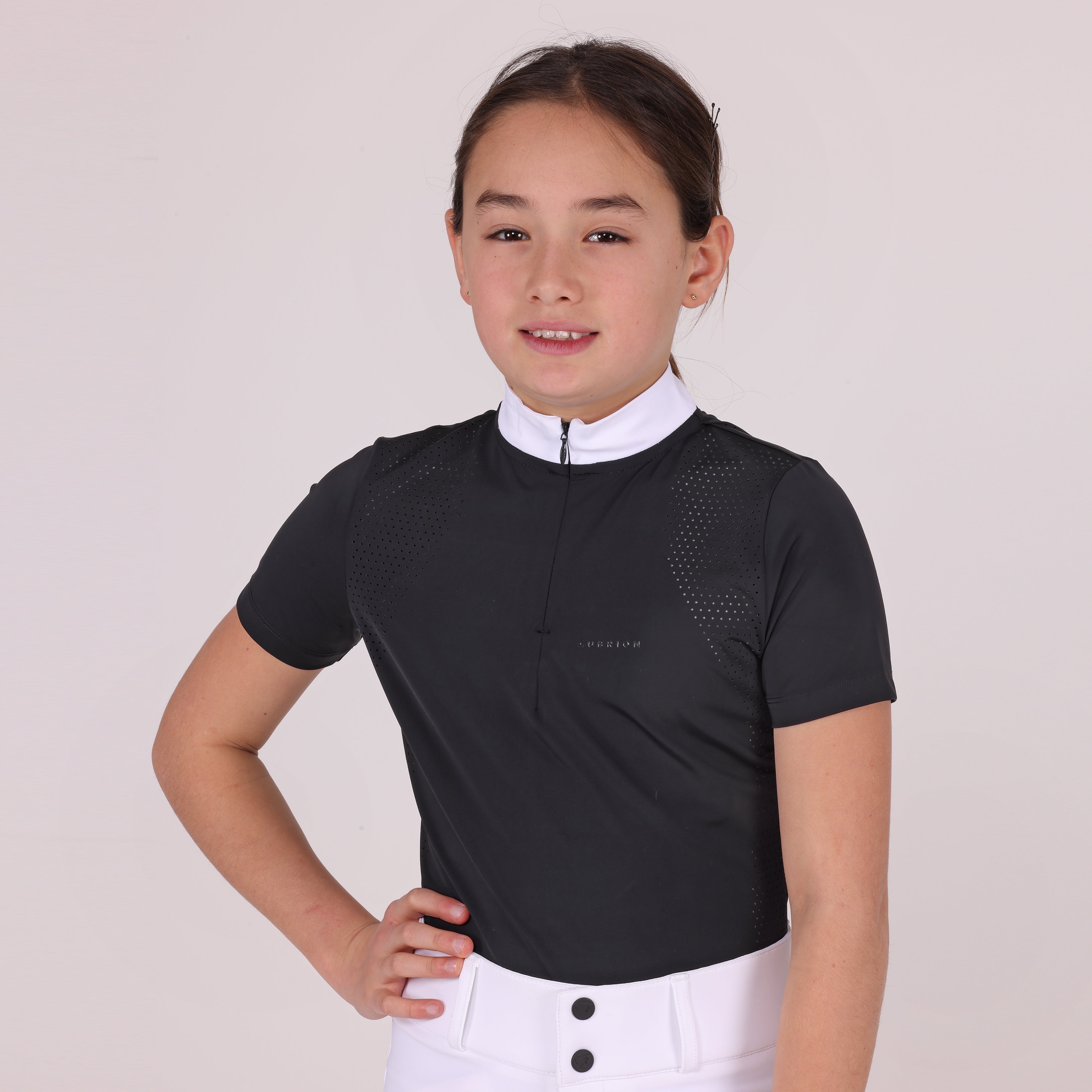 Aubrion Optima QX Show Shirt - Young Rider