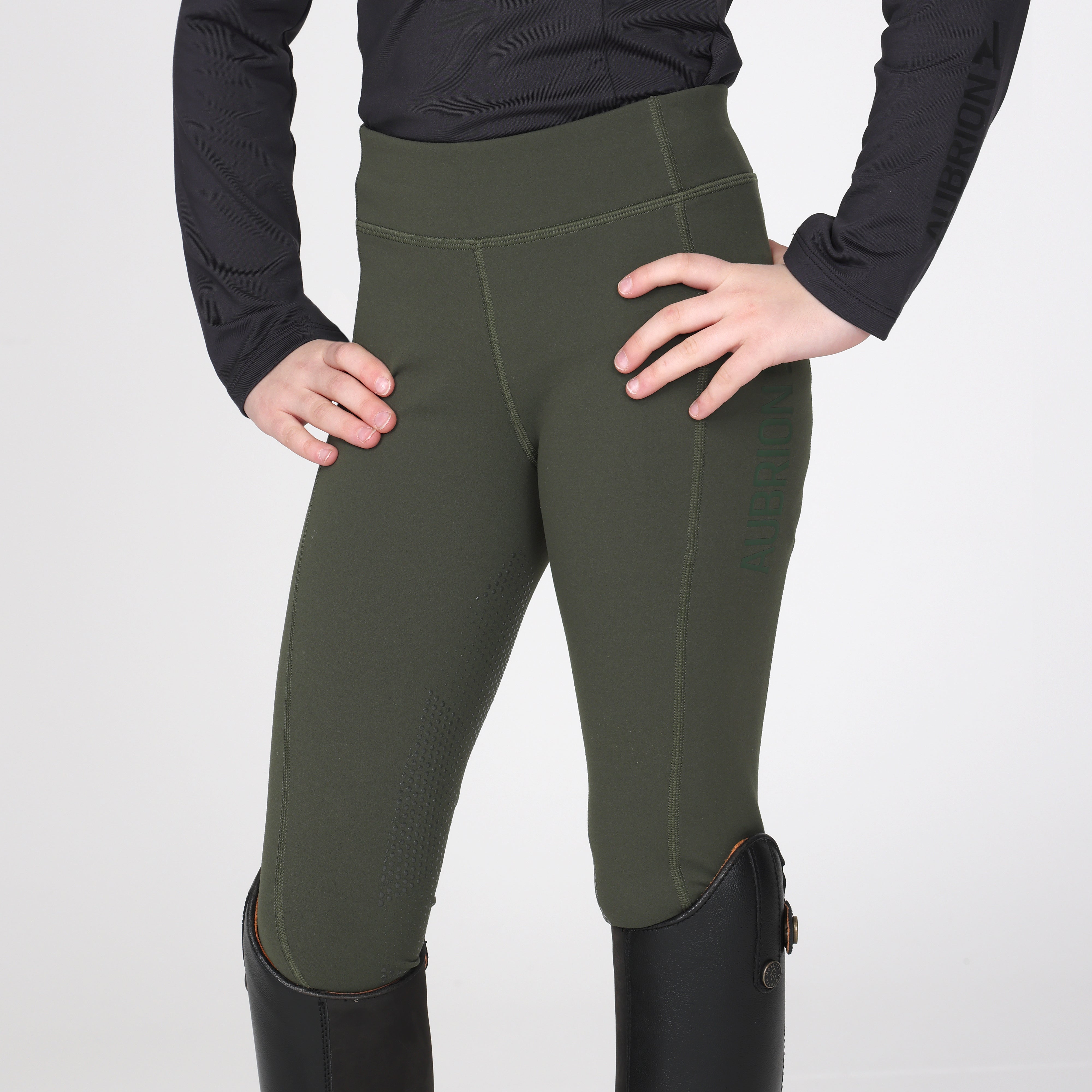10948 - Aubrion React Winter Riding Tights- Young Rider