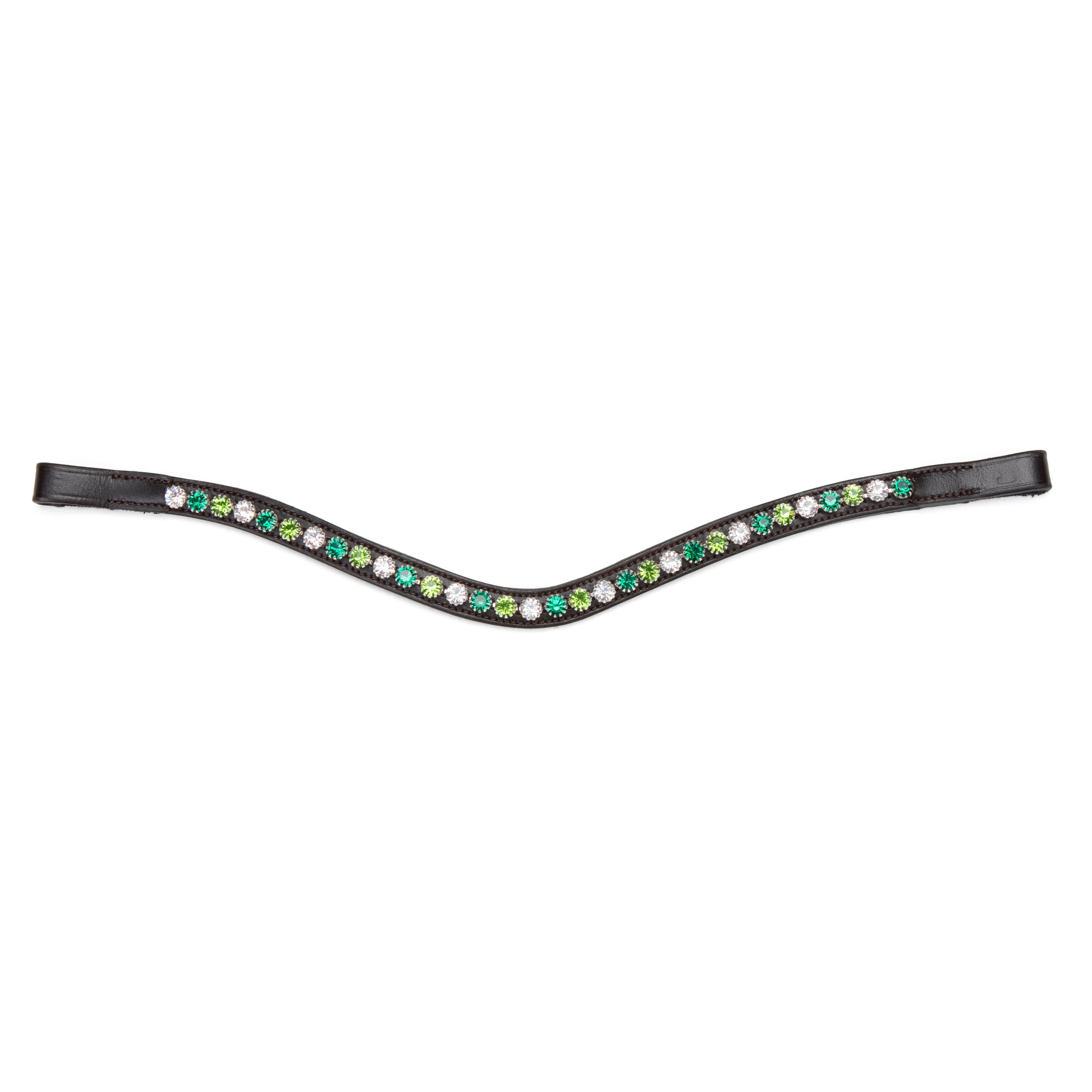 Velociti GARA Green Diamante Browband