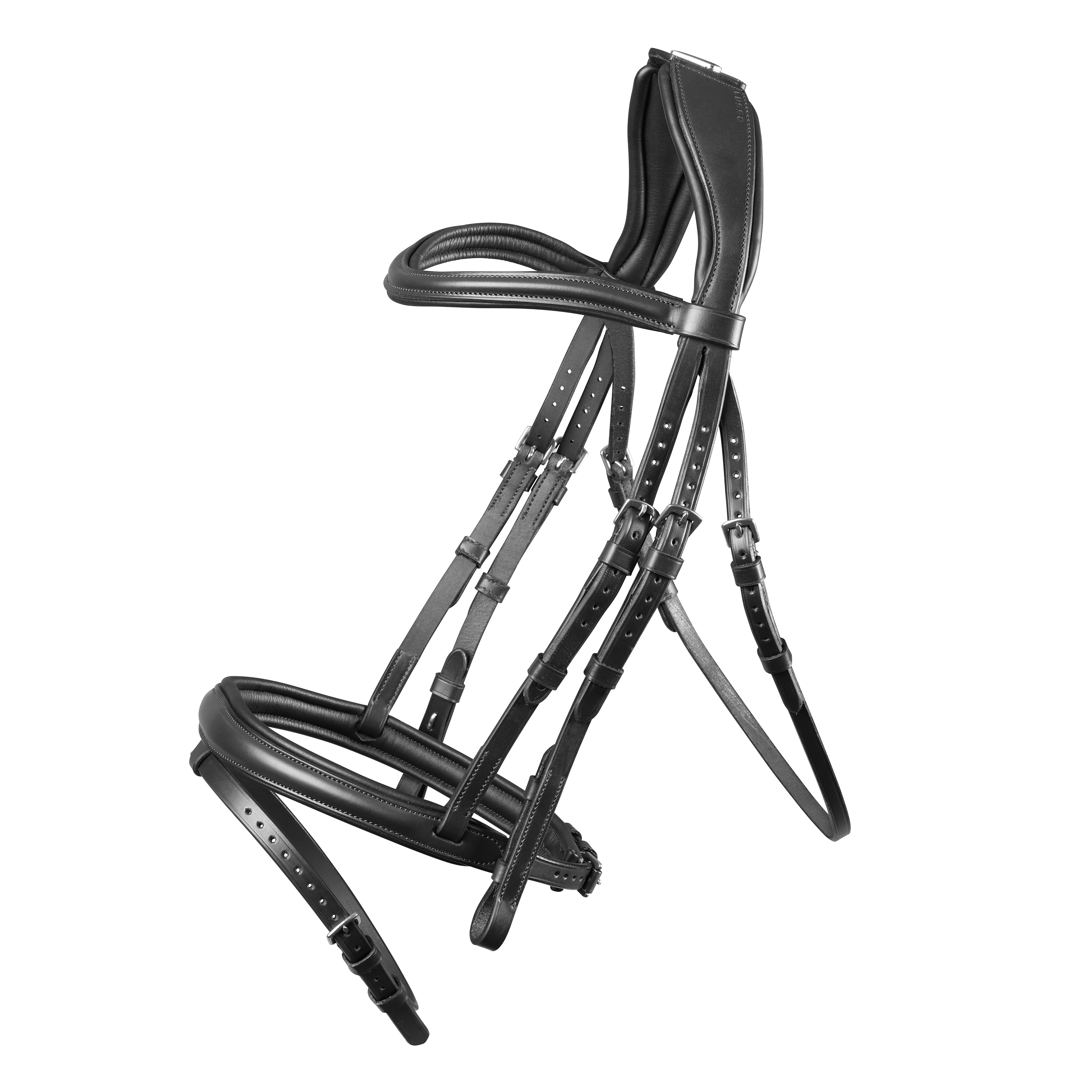 Velociti Lusso Padded Raised Flash Bridle