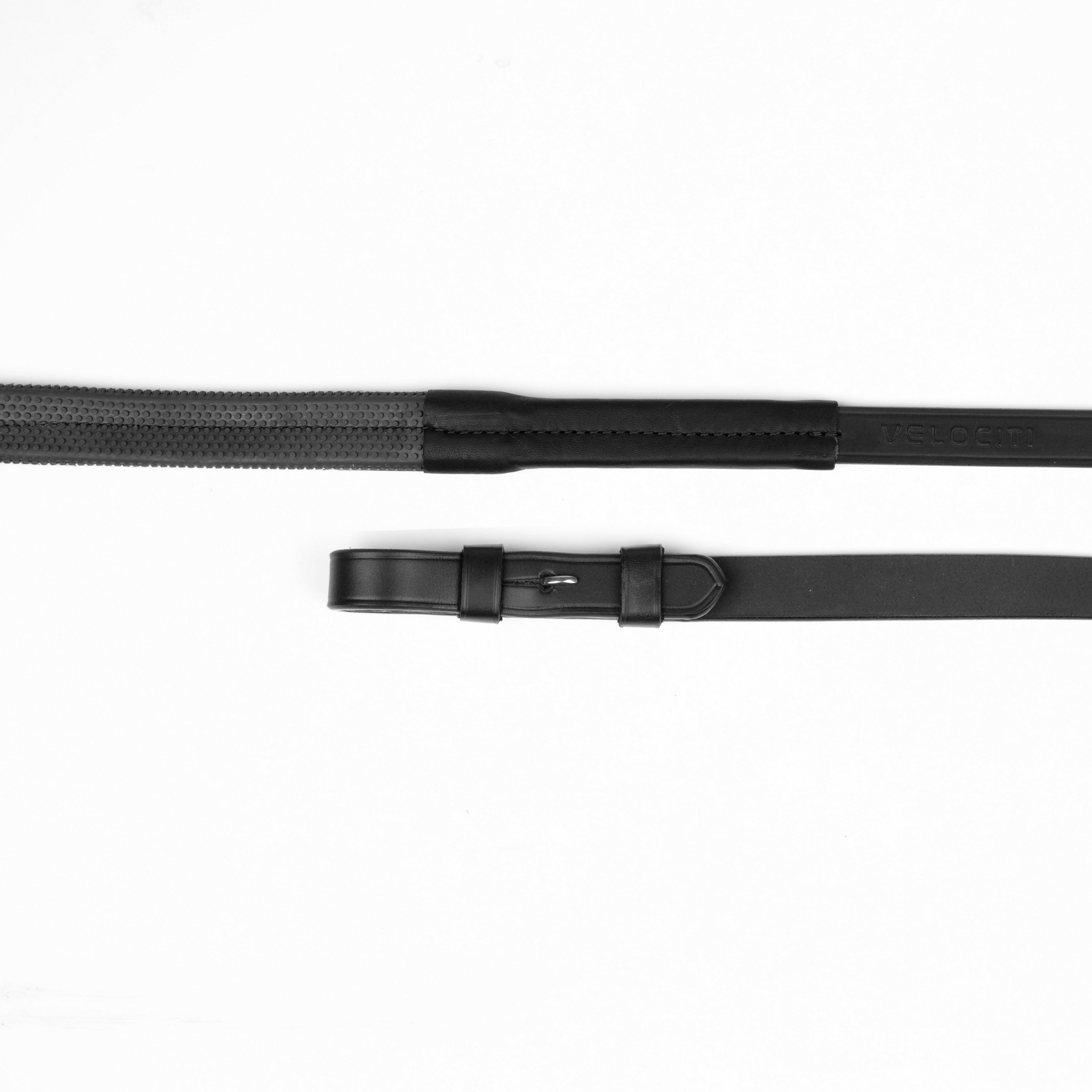 Velociti Lusso Nylon Insert Rubber Grip Reins