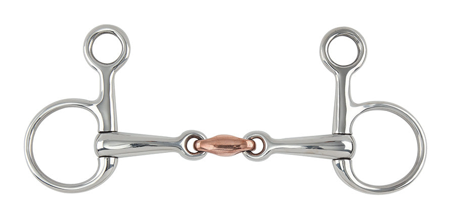 Hanging Cheek Copper Lozenge Snaffle