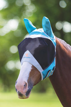 FlyGuard Pro Fine Mesh Fly Mask with Ear