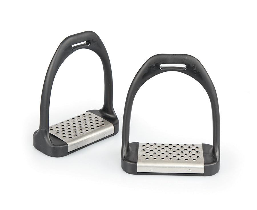 Stirrup Irons With Metal Tread