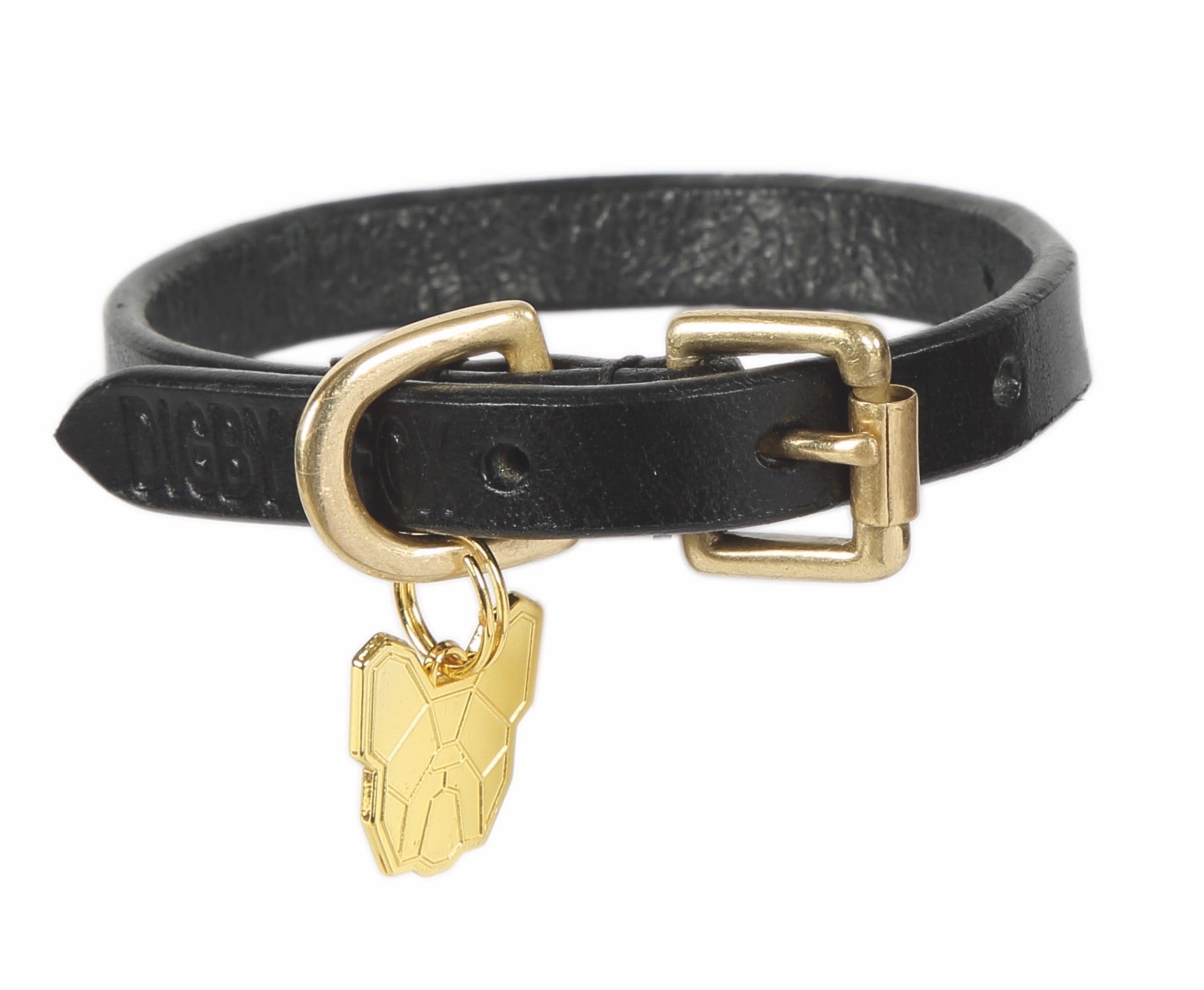 Digby & Fox Flat Leather Dog Collar