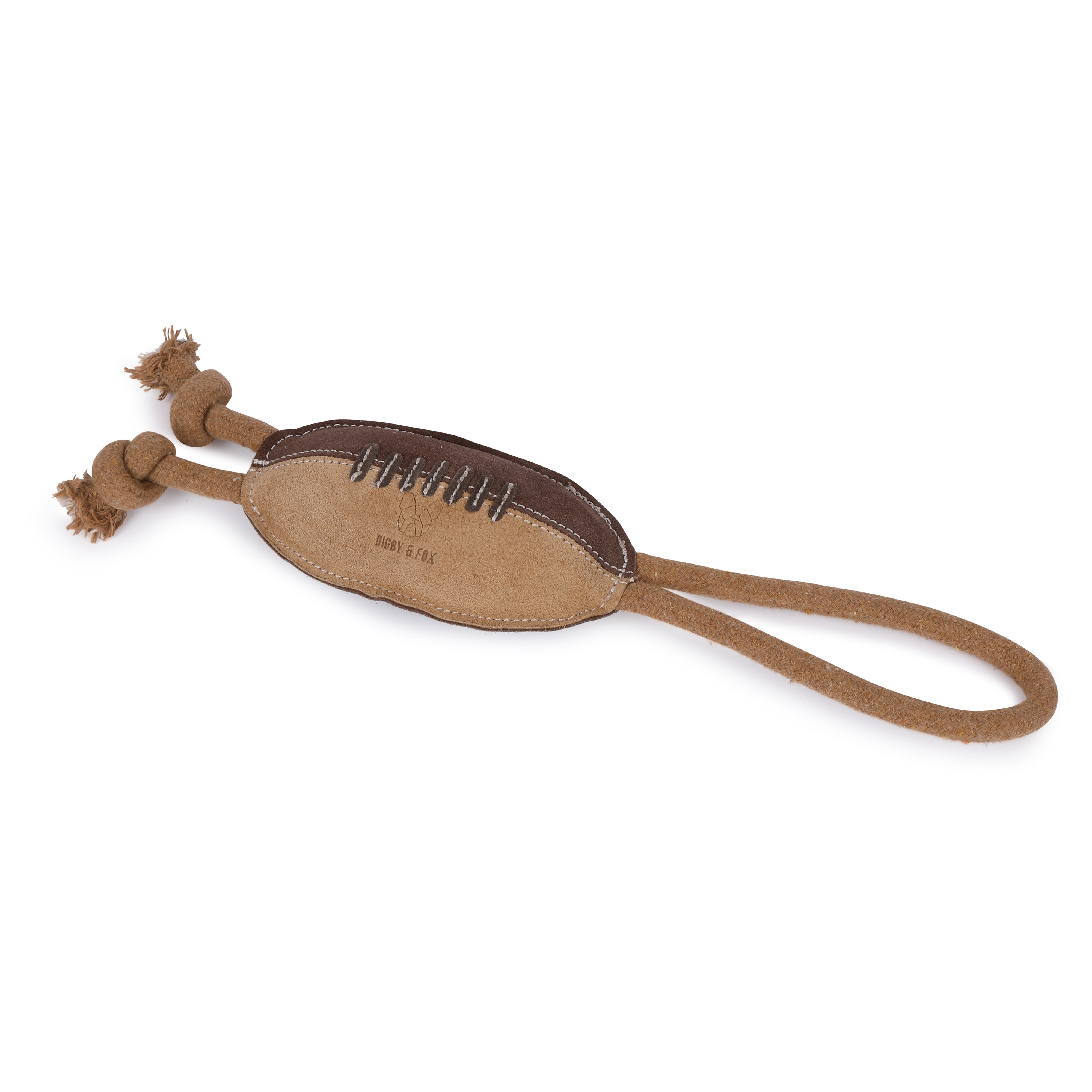 Digby & Fox Leather Rugby Ball Toy