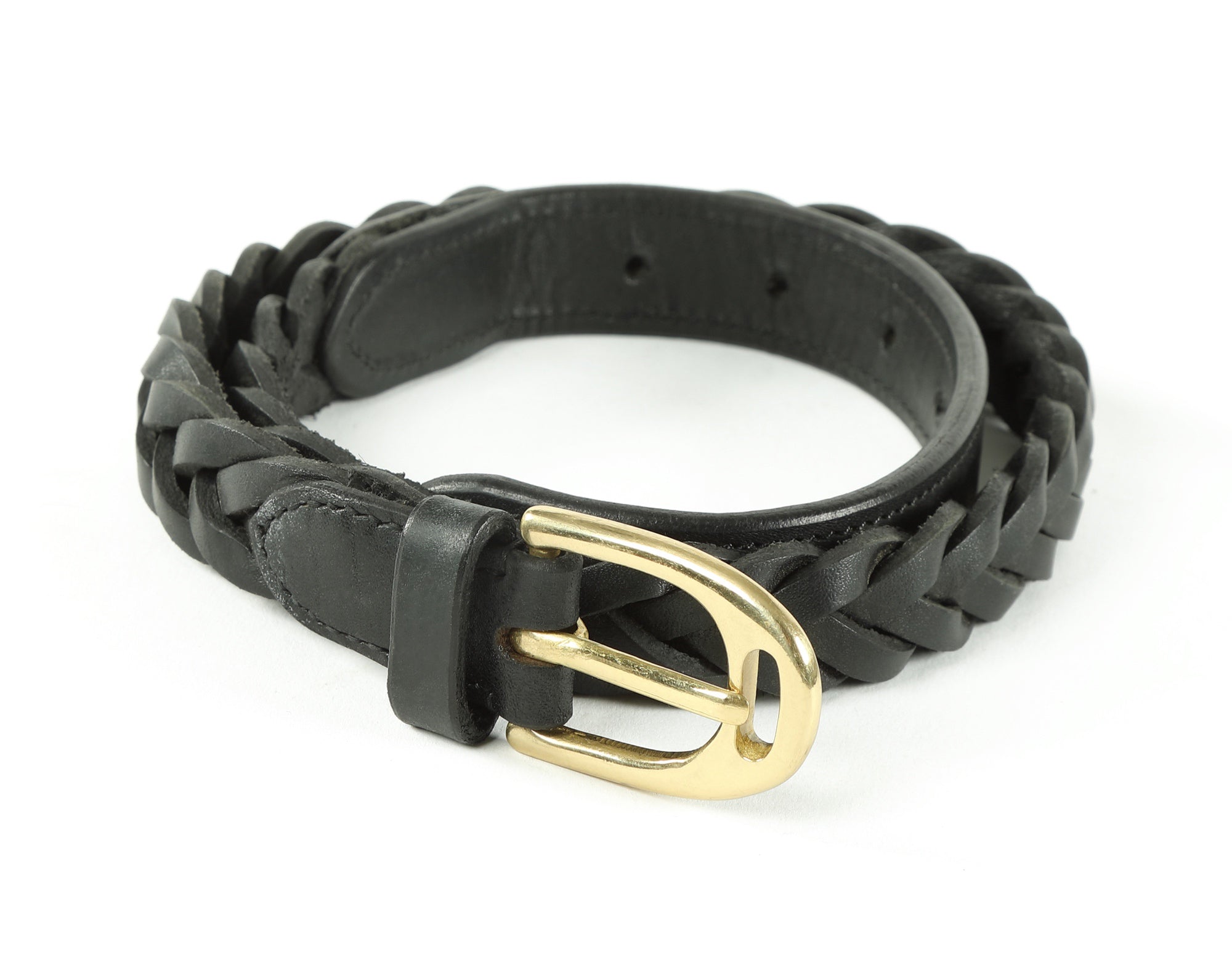 Aubrion Plaited Leather Belt