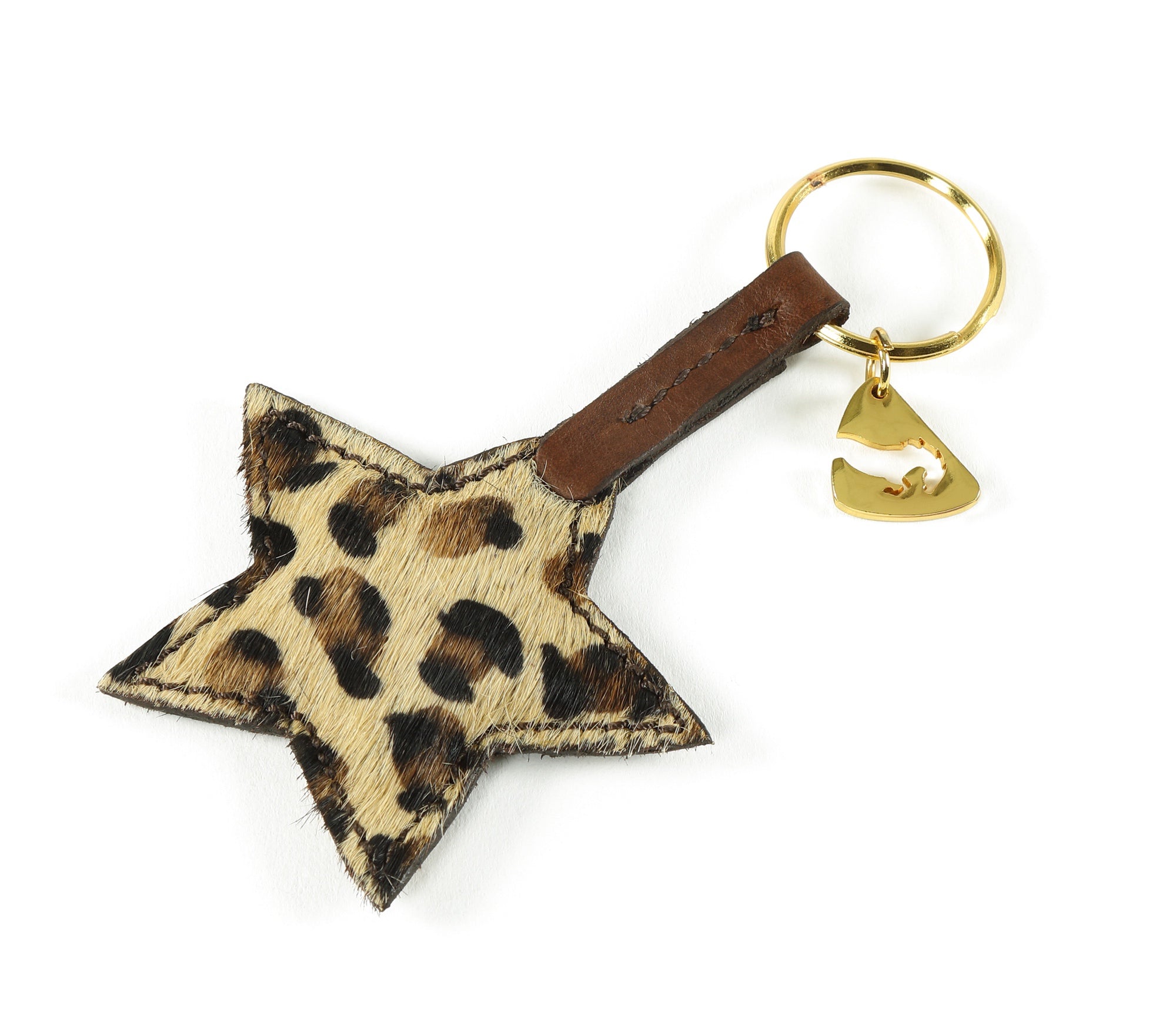 Aubrion Cowhide Keyring